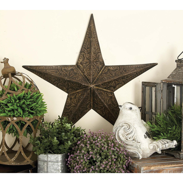 Laurel Foundry Modern Farmhouse 3 Piece Metal Farmhouse Wall Décor Set